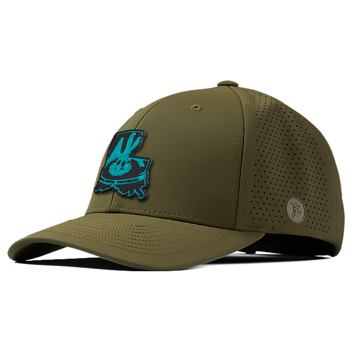 Louisiana Turquoise PVC Elite Curved