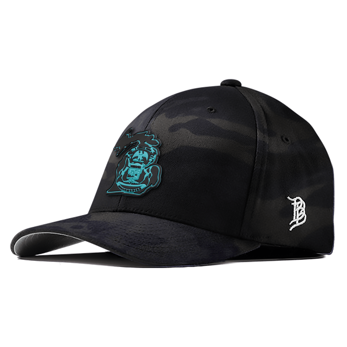 Michigan Turquoise PVC Flexfit Fitted