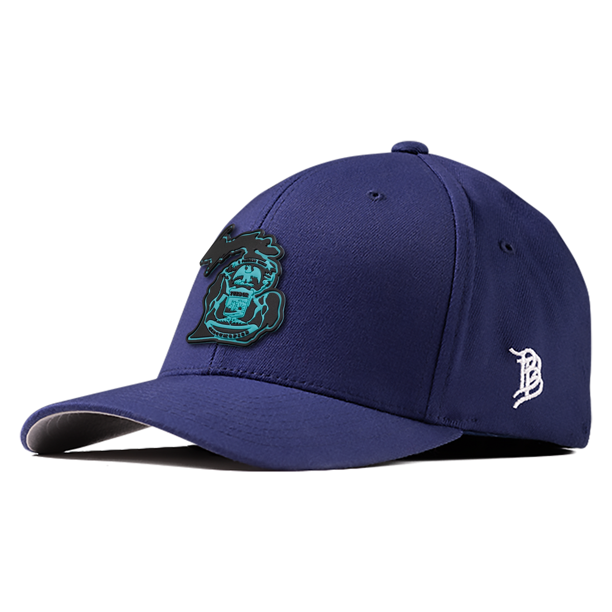 Michigan Turquoise PVC Flexfit Fitted