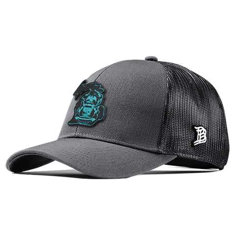 Michigan Turquoise PVC Flexfit Snapback Trucker