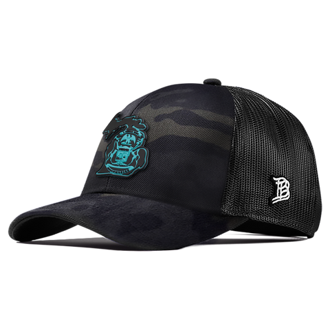 Michigan Turquoise PVC Flexfit Snapback Trucker