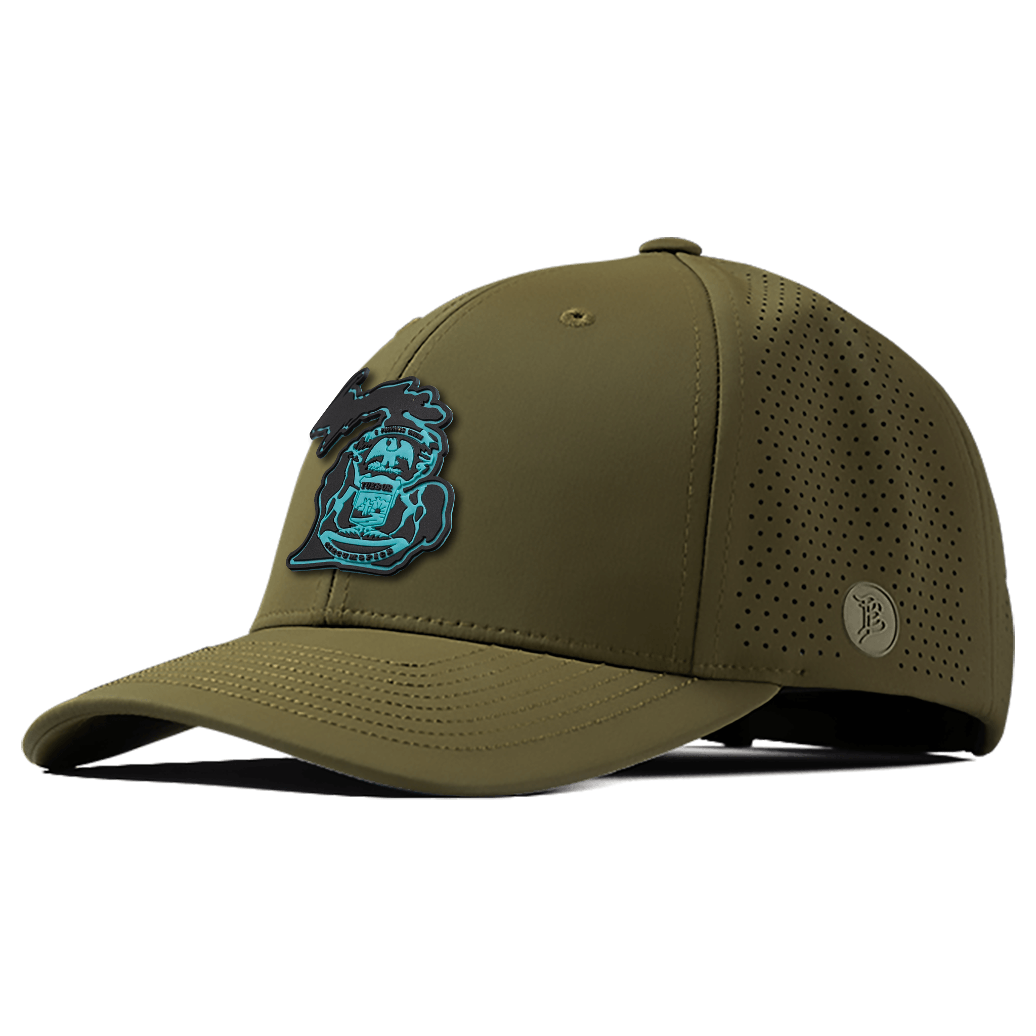 Michigan Turquoise PVC Elite Curved