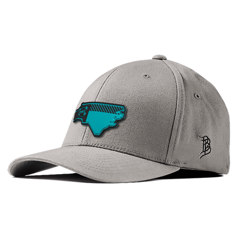 North Carolina Turquoise PVC Flexfit Fitted