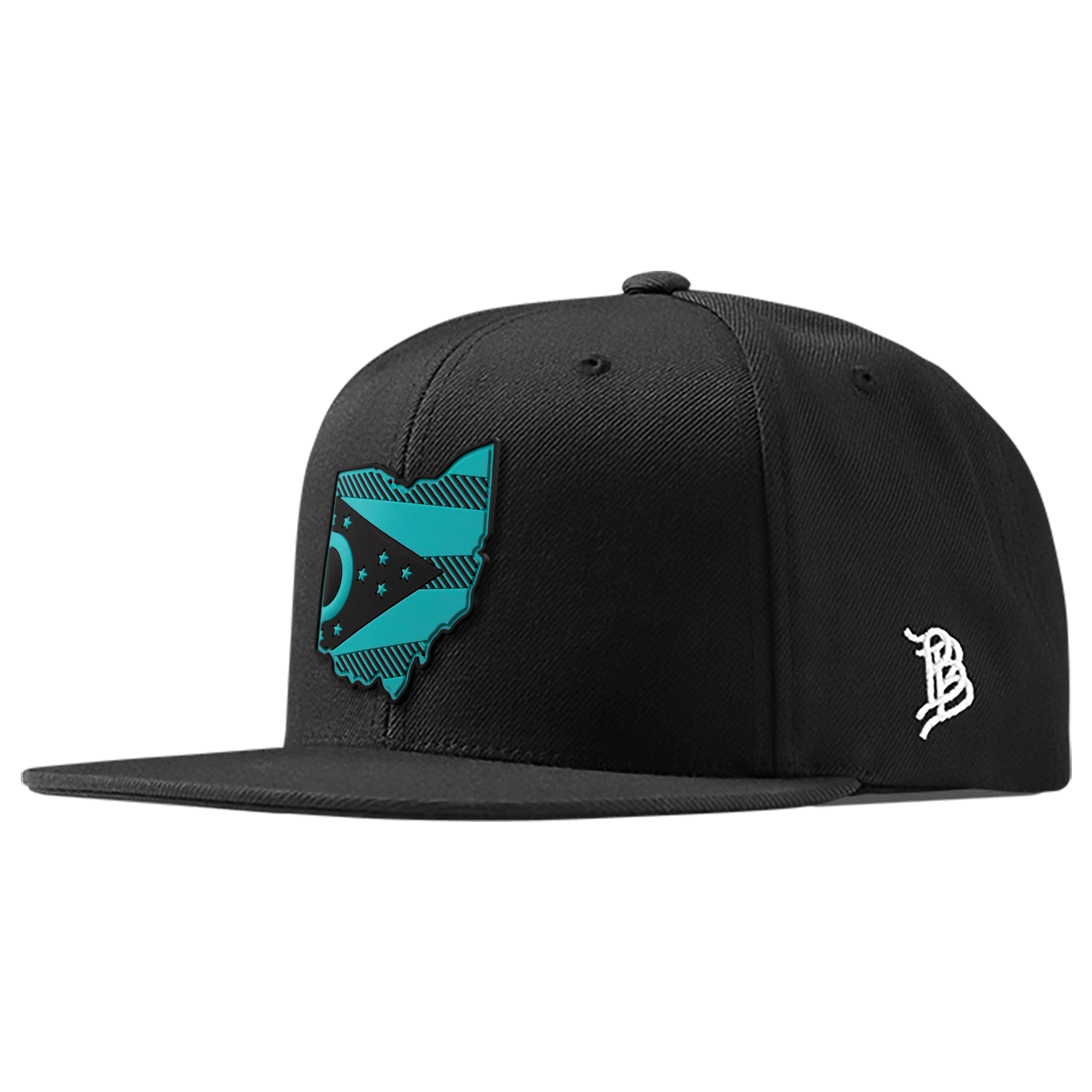 Ohio Turquoise PVC Classic Snapback