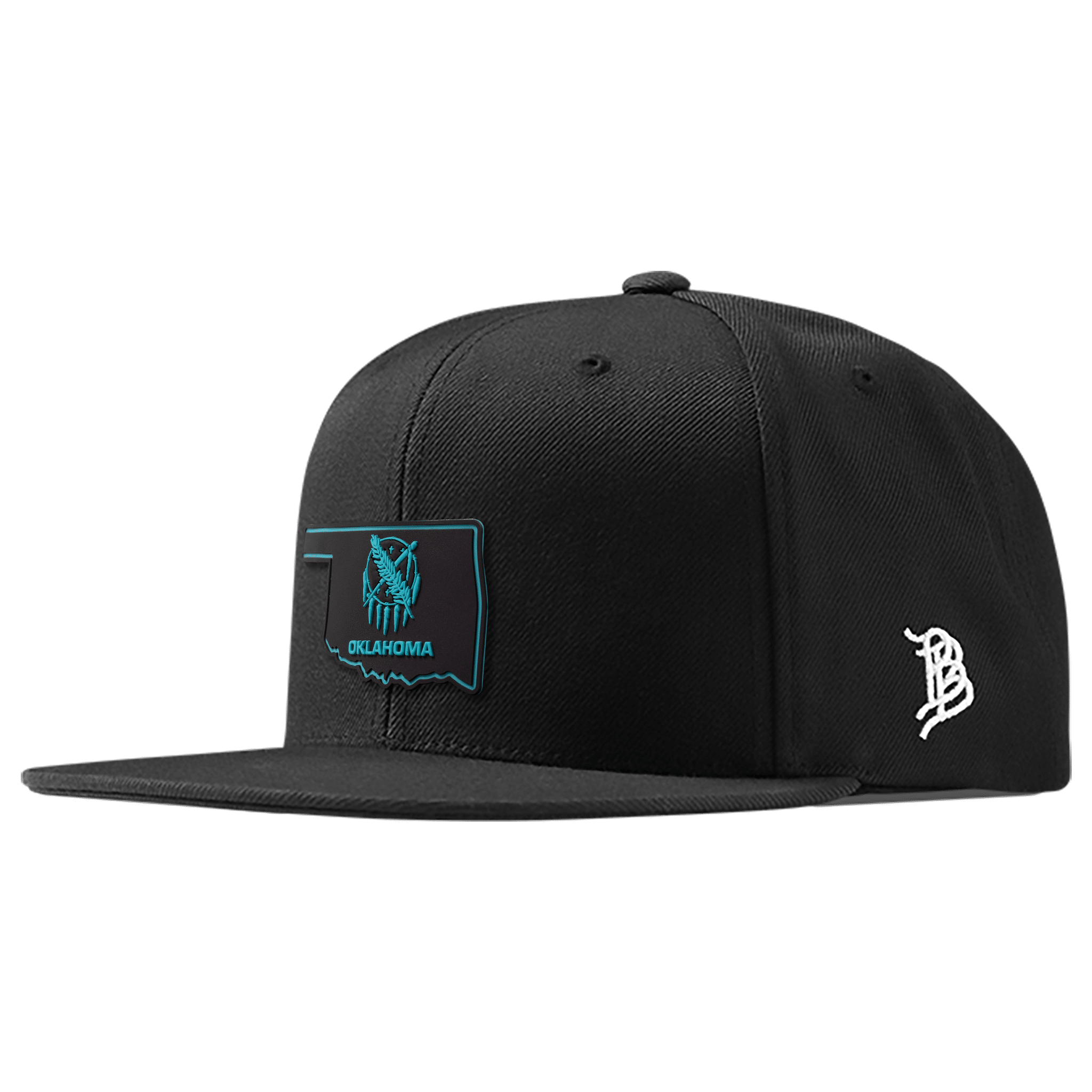 Oklahoma Turquoise PVC Classic Snapback