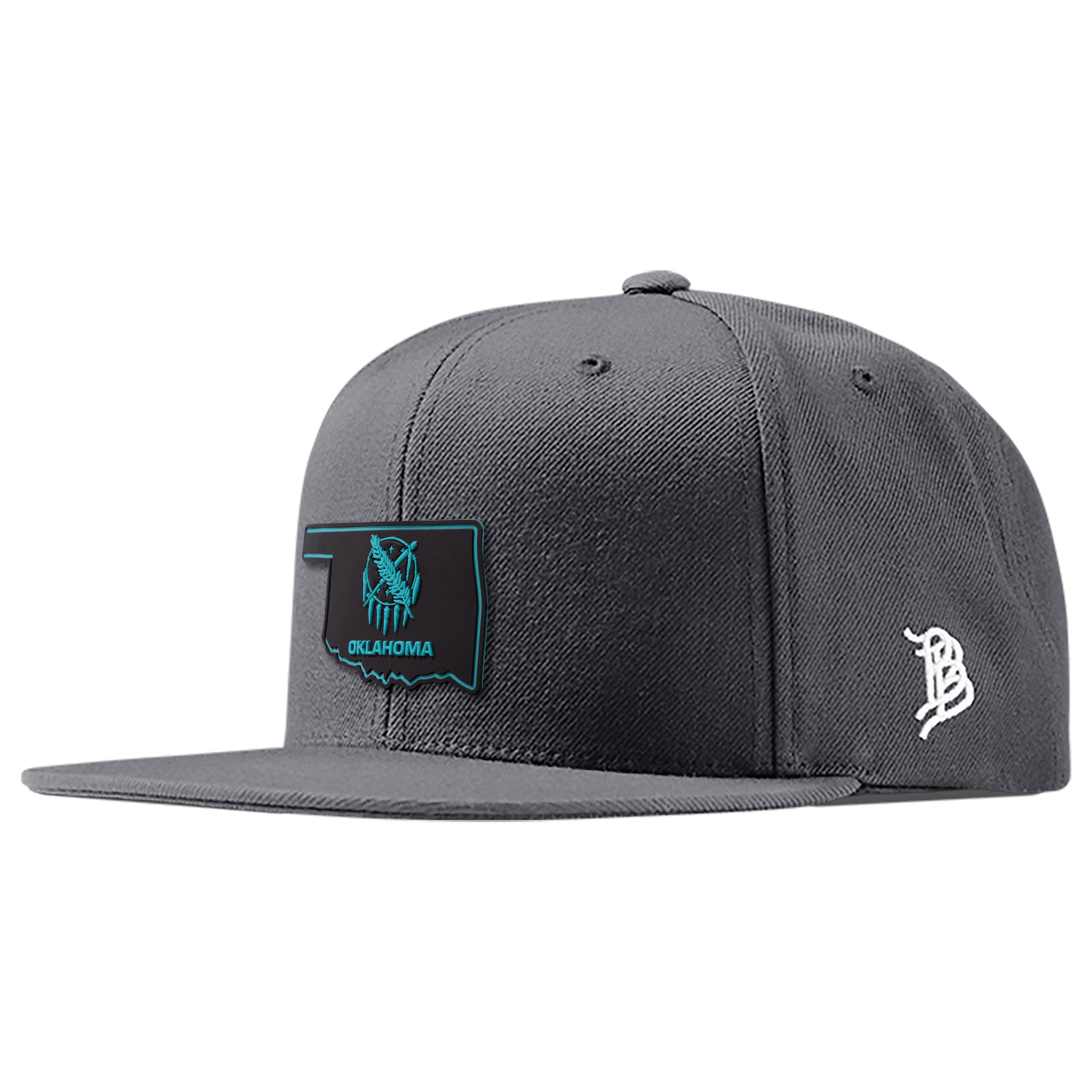 Oklahoma Turquoise PVC Classic Snapback