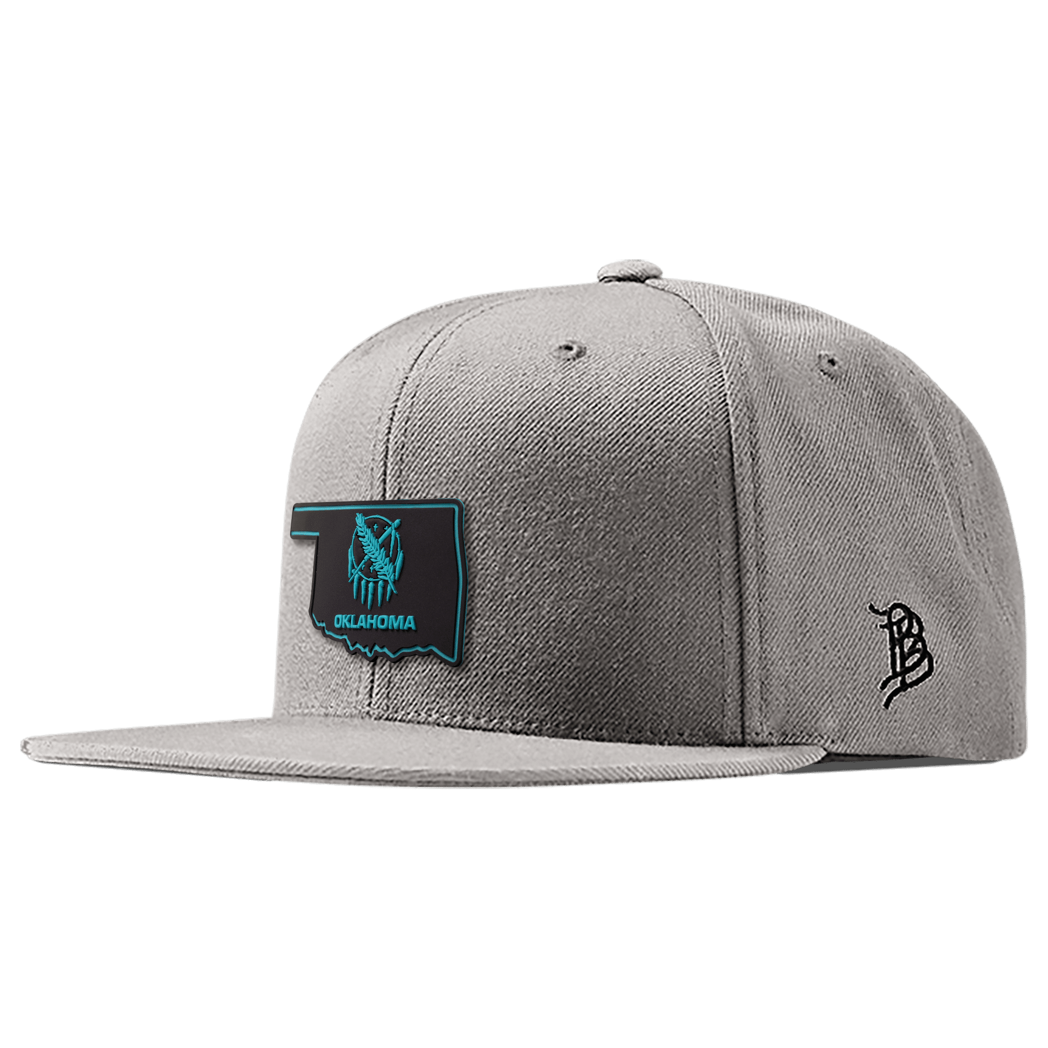 Oklahoma Turquoise PVC Classic Snapback