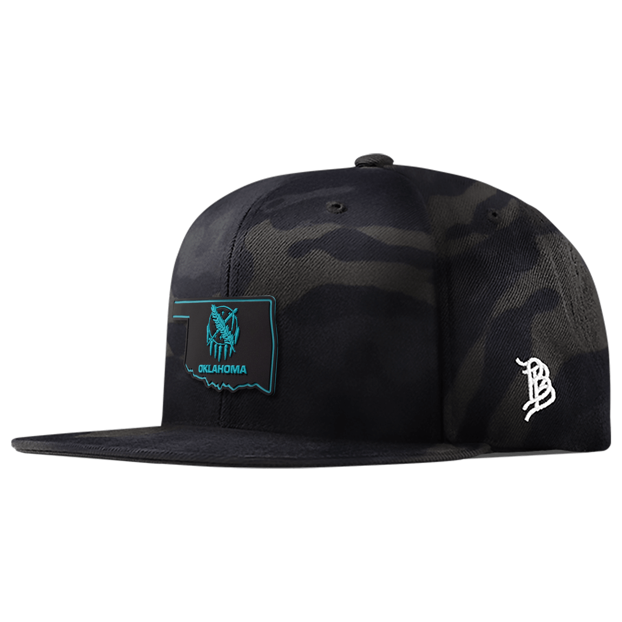 Oklahoma Turquoise PVC Classic Snapback