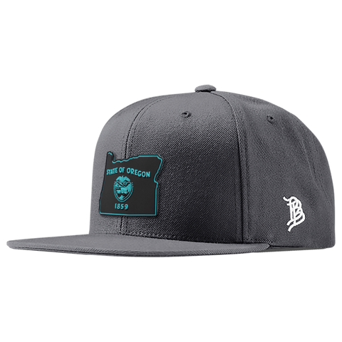 Oregon Turquoise PVC Classic Snapback