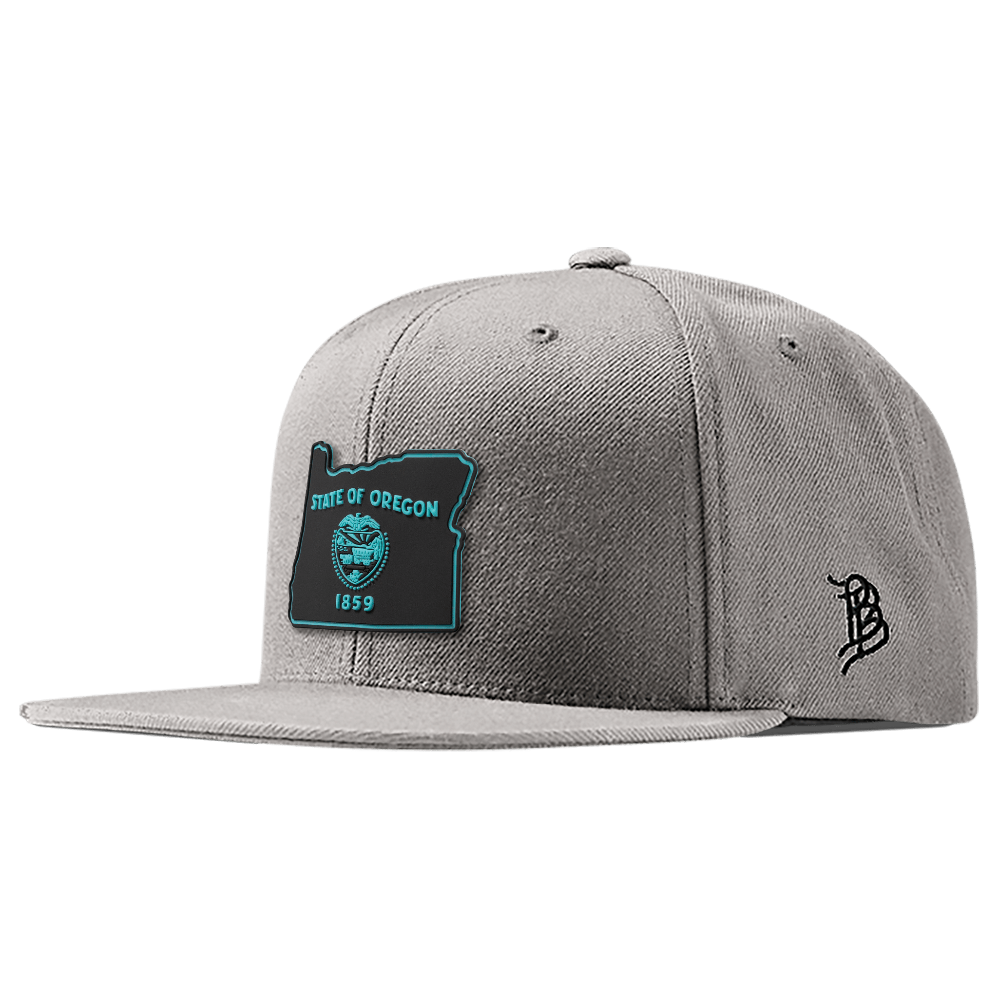 Oregon Turquoise PVC Classic Snapback