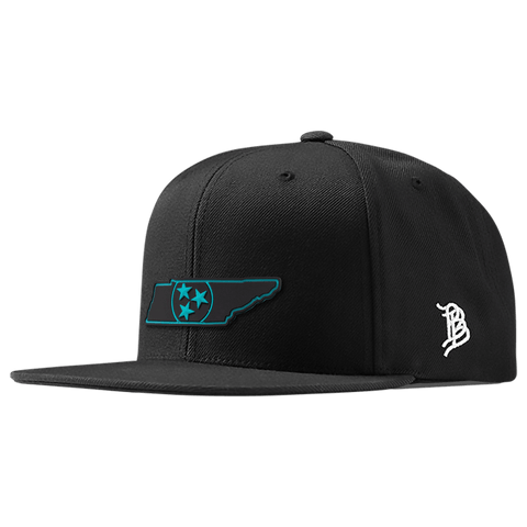 Tennessee Turquoise PVC Classic Snapback