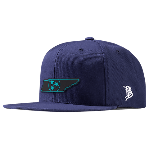 Tennessee Turquoise PVC Classic Snapback