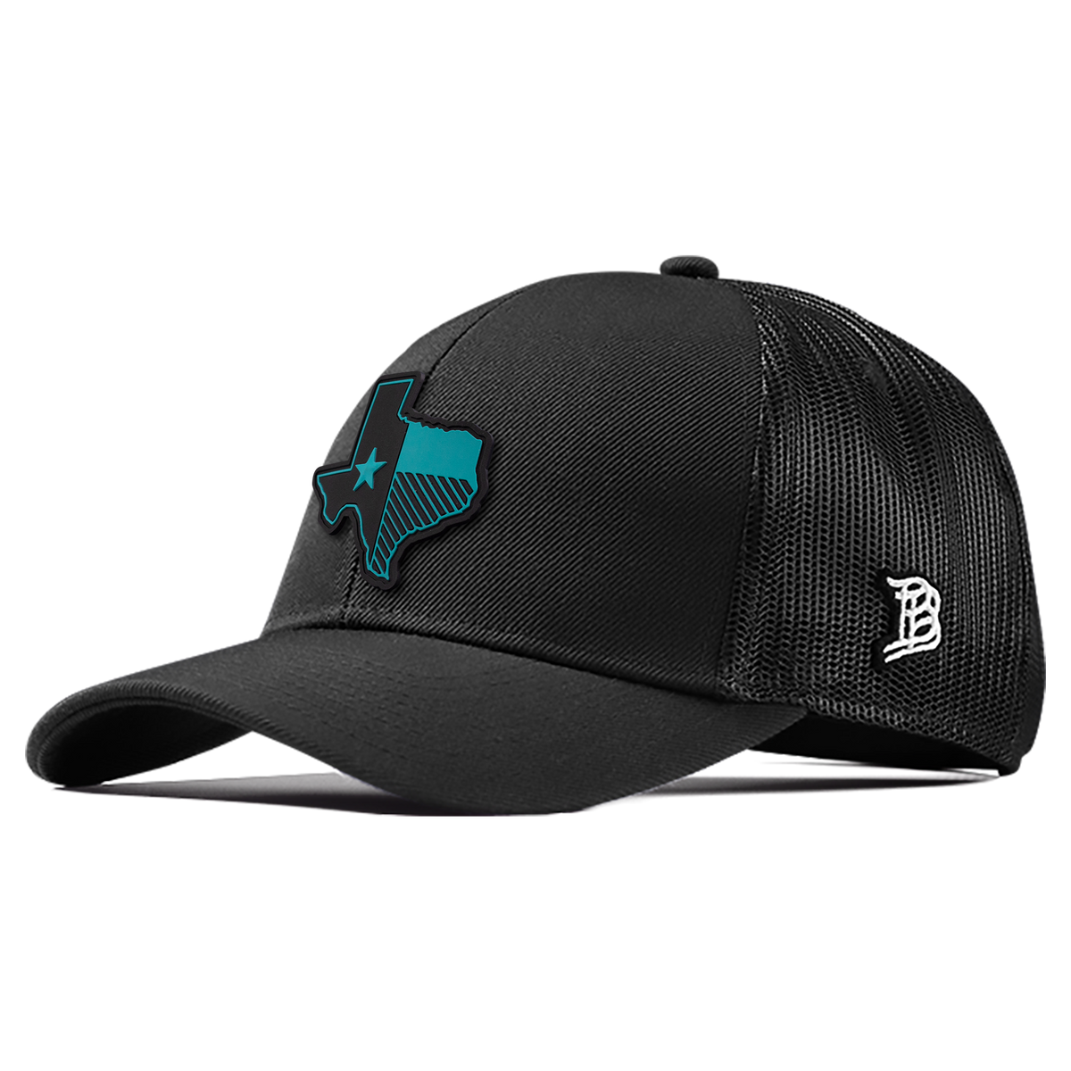 Texas Turquoise PVC Flexfit Snapback Trucker