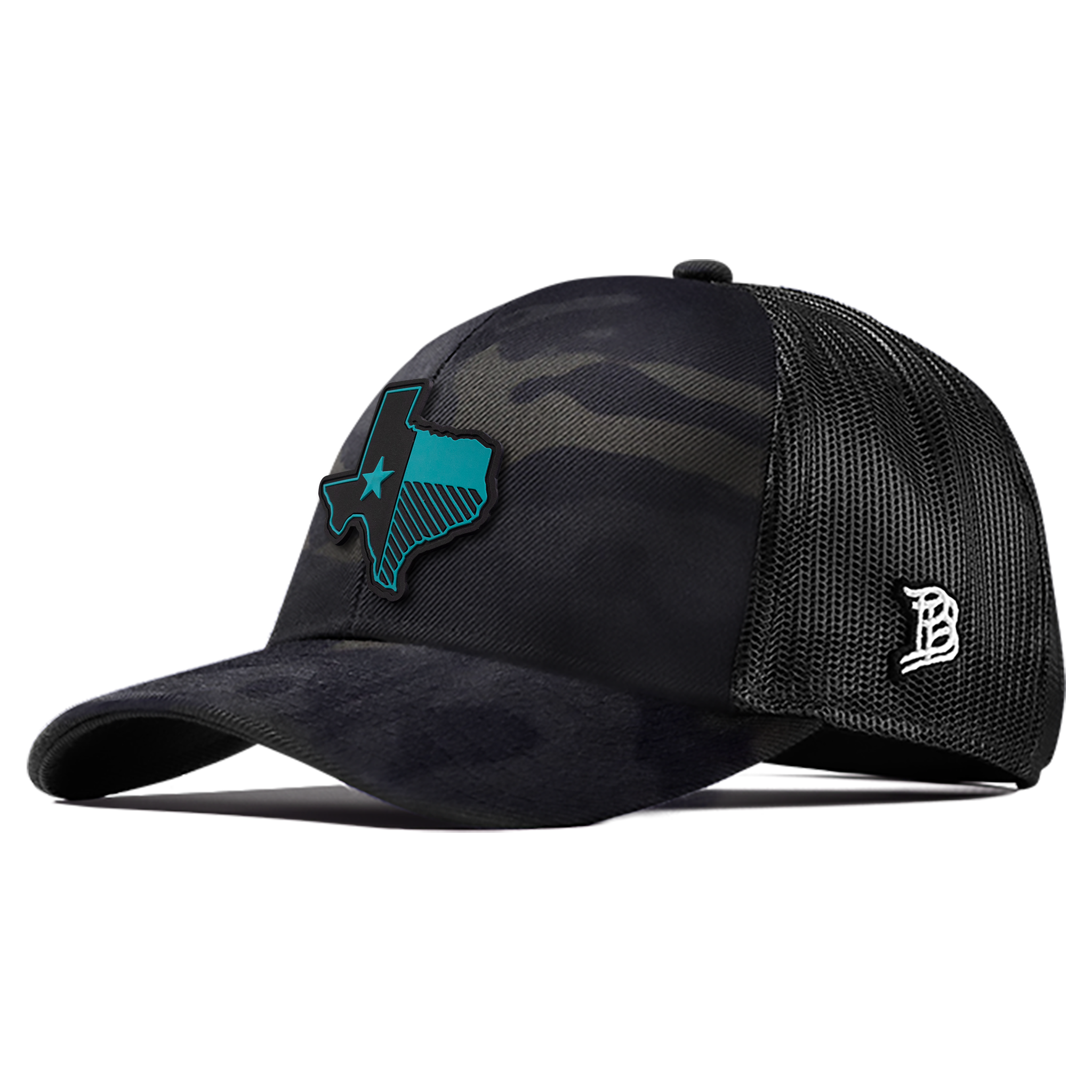 Texas Turquoise PVC Flexfit Snapback Trucker