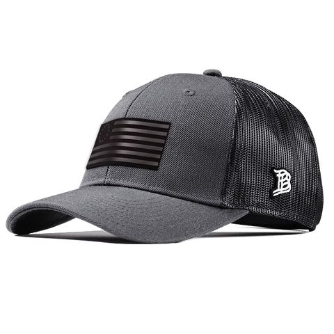 1776 Midnight Curved Trucker