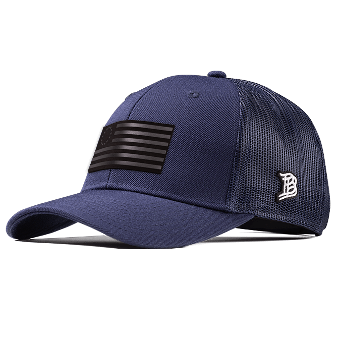 1776 Midnight Curved Trucker