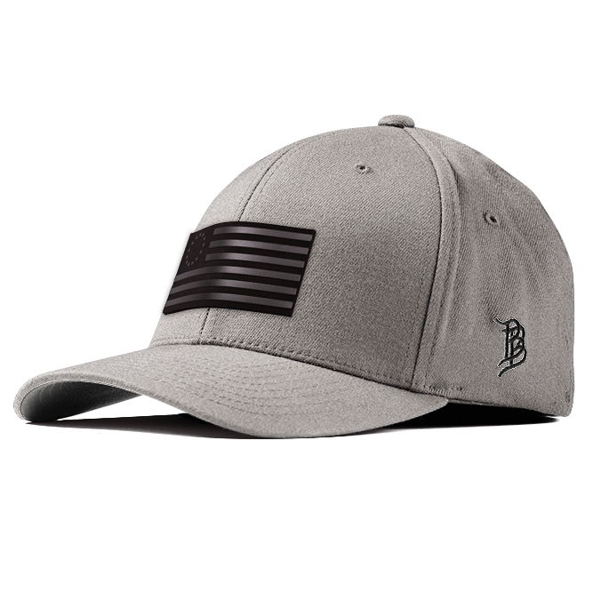 1776 Midnight Flexfit Fitted Heather Gray