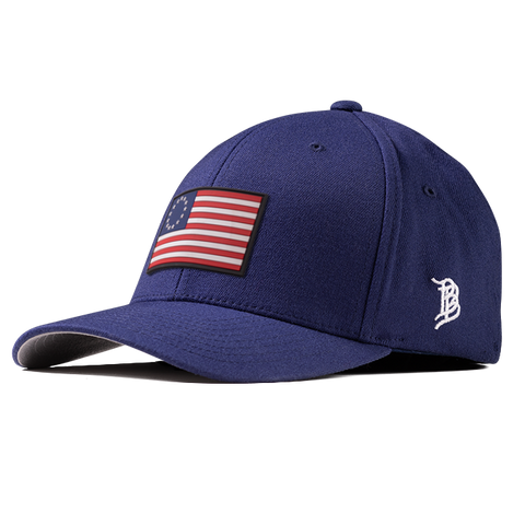 1776 PVC Flexfit Fitted Navy