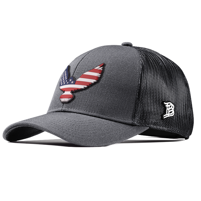 Freedom Eagle PVC Flexfit Snapback Trucker