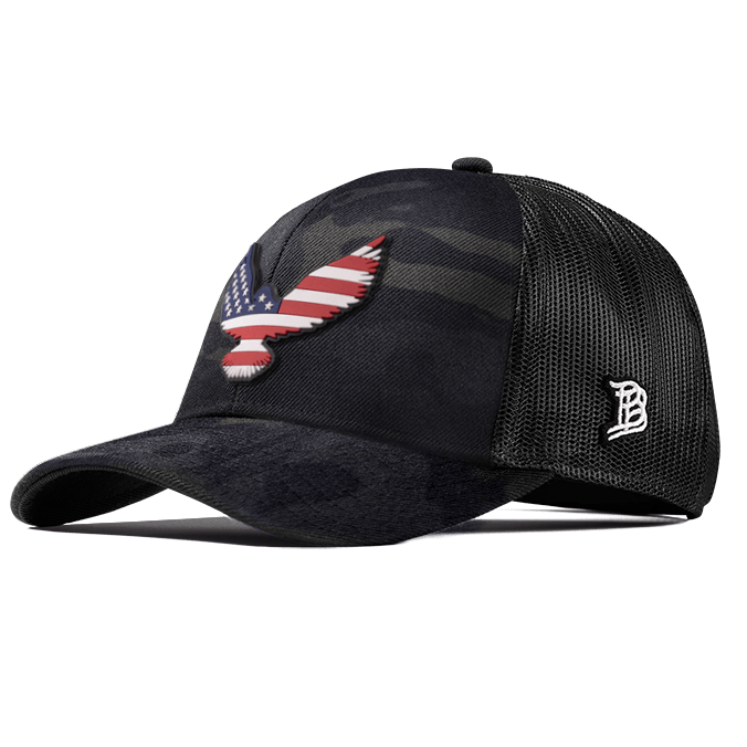 Freedom Eagle PVC Flexfit Snapback Trucker