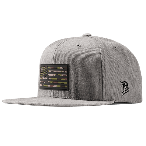 Green Camo Glory PVC Classic Snapback