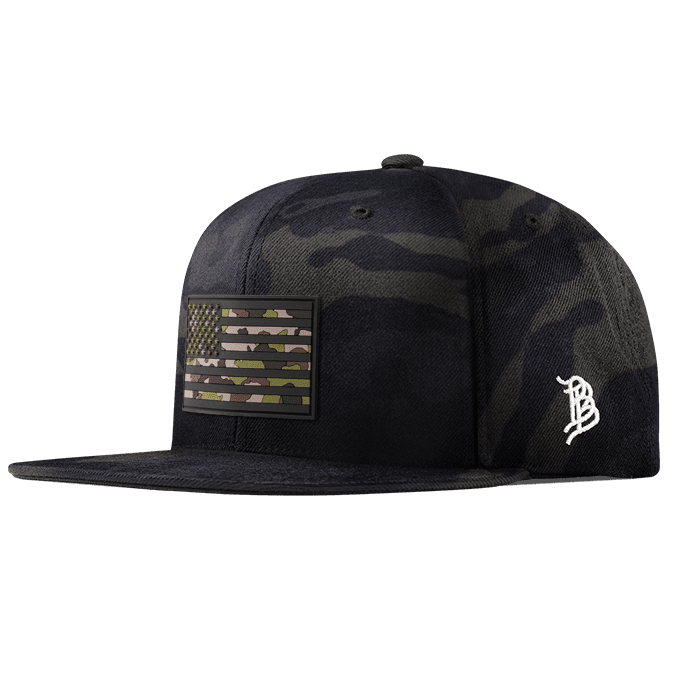 Green Camo Glory PVC Classic Snapback