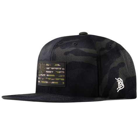 Green Camo Glory PVC Classic Snapback