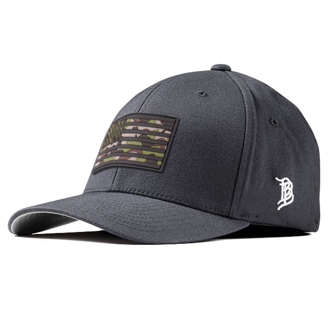 Green Camo Glory PVC Flexfit Fitted