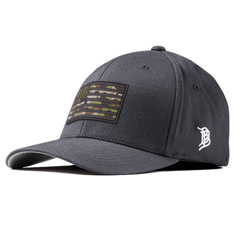 Green Camo Glory PVC Flexfit Fitted