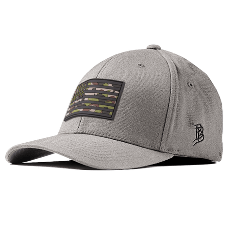 Green Camo Glory PVC Flexfit Fitted