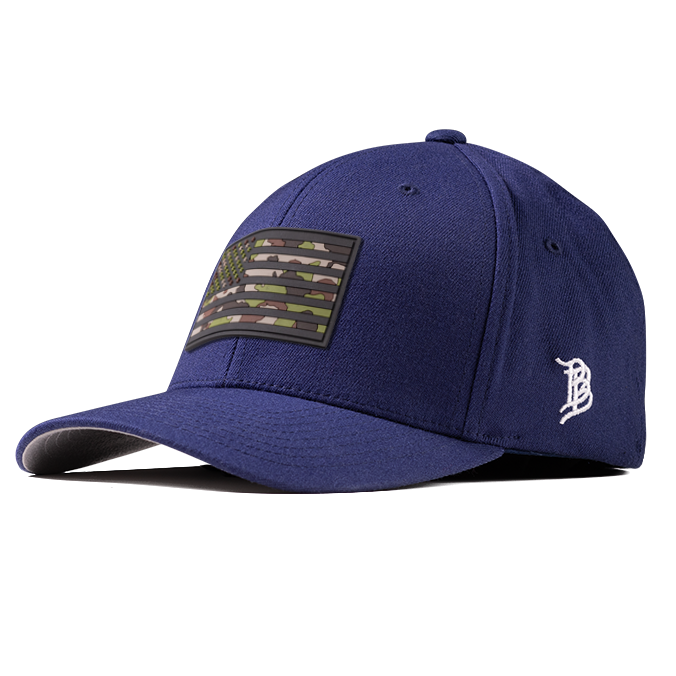 Green Camo Glory PVC Flexfit Fitted