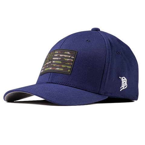 Green Camo Glory PVC Flexfit Fitted