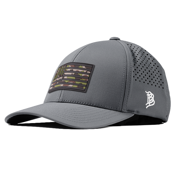 Green Camo Glory PVC Curved Performance