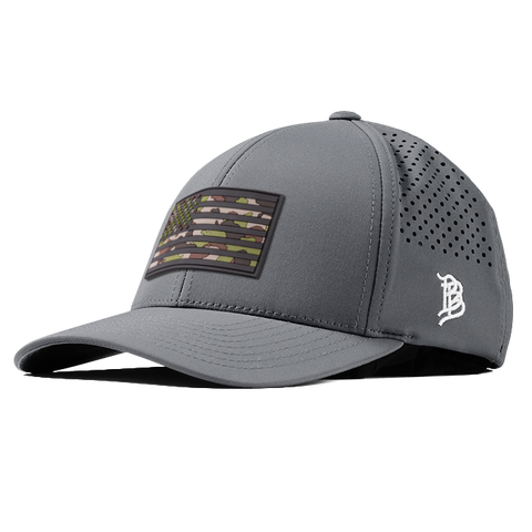 Green Camo Glory PVC Curved Performance