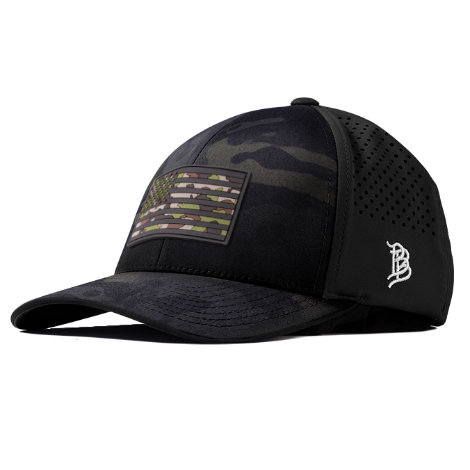 Green Camo Glory PVC Curved Performance
