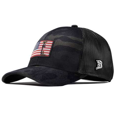 Memorial PVC Flexfit Snapback Trucker