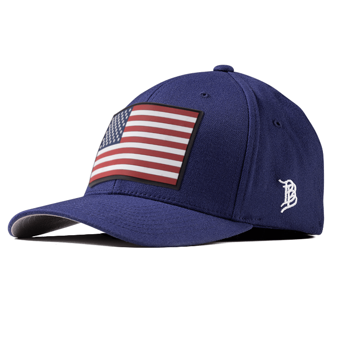 Old Glory Salute PVC Flexfit Fitted