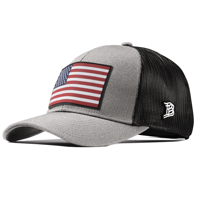 Old Glory Salute PVC Flexfit Snapback Trucker