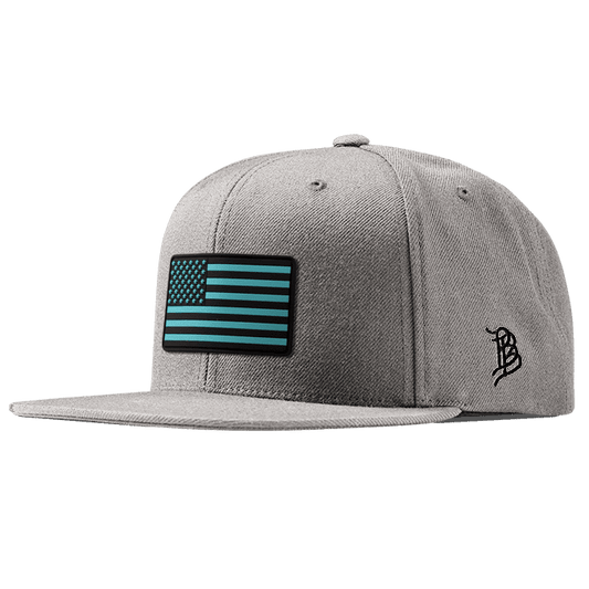 Old Glory Turquoise PVC Classic Snapback