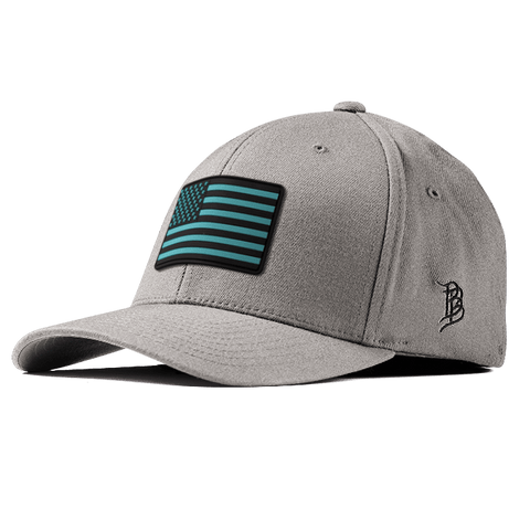Old Glory Turquoise PVC Flexfit Fitted