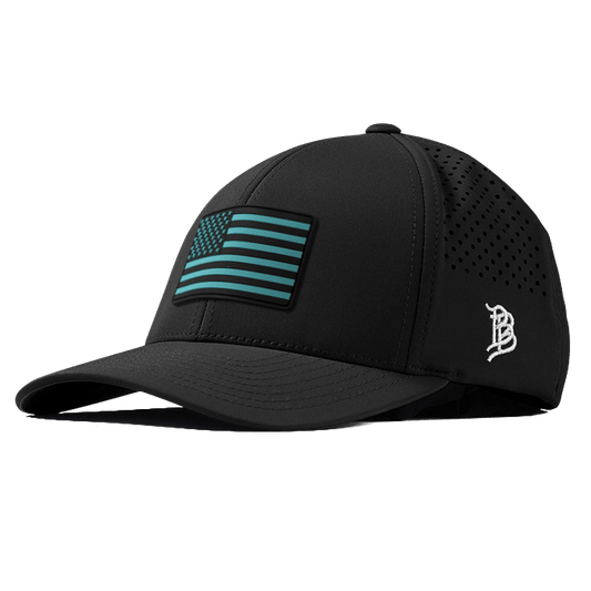 Old Glory Turquoise PVC Curved Performance