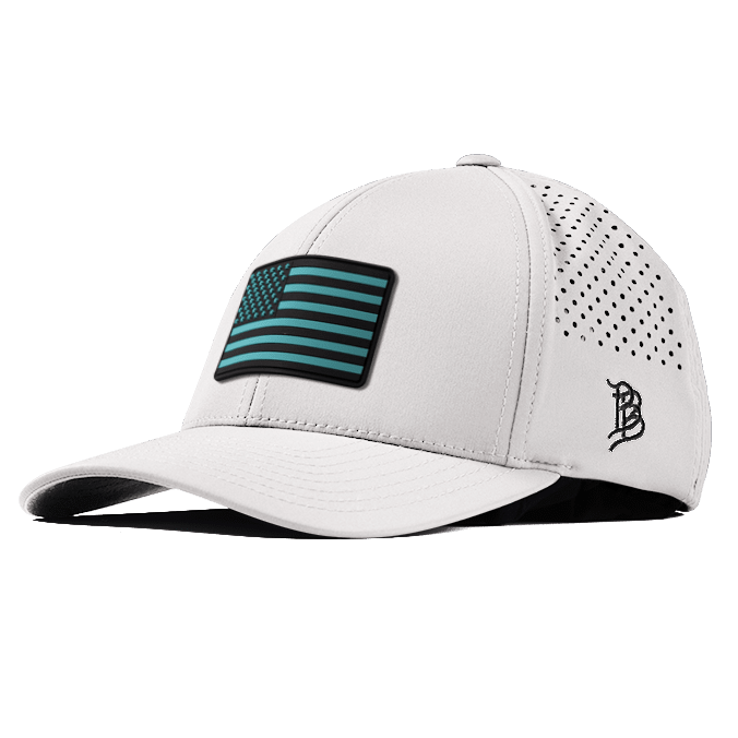 Old Glory Turquoise PVC Curved Performance