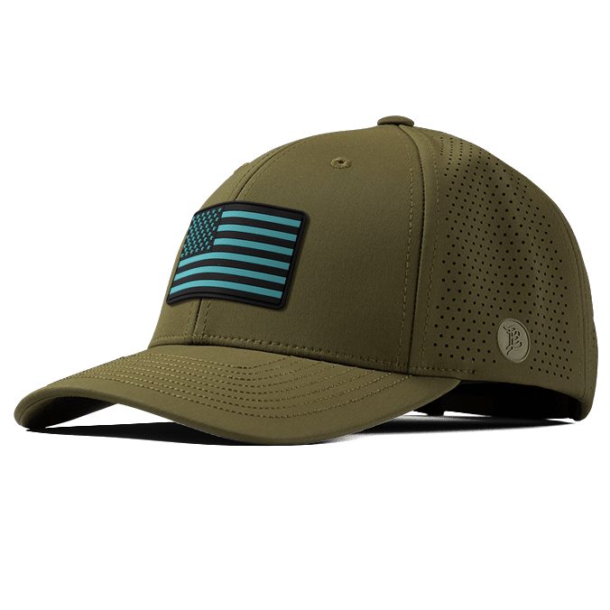 Old Glory Turquoise PVC Elite Curved