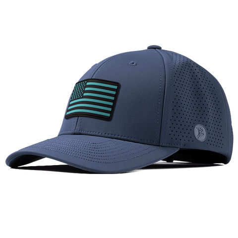 Old Glory Turquoise PVC Elite Curved