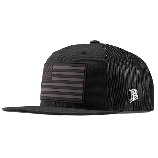 Salute Midnight PVC Flat Trucker