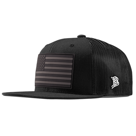 Salute Midnight PVC Flat Trucker