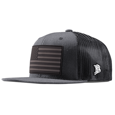 Salute Midnight PVC Flat Trucker