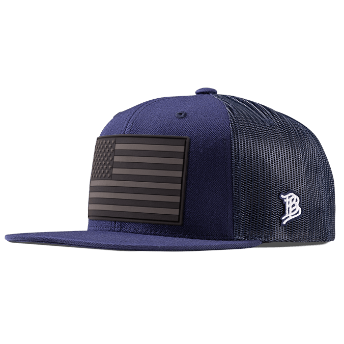 Salute Midnight PVC Flat Trucker