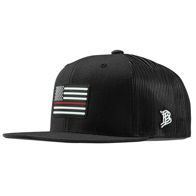 Thin Red Line PVC Flat Trucker