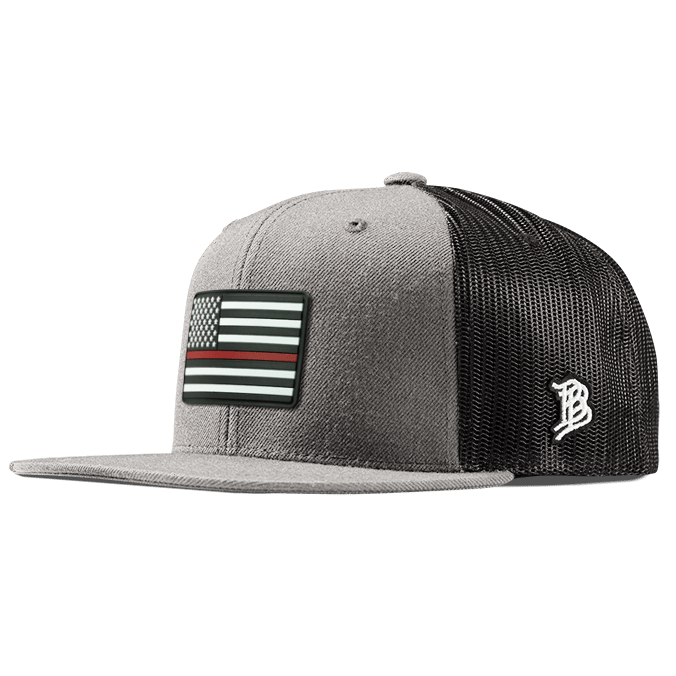 Thin Red Line PVC Flat Trucker